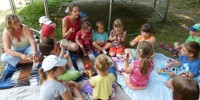 Hudební vystoupení na vánoční besídce Sokola Koterov